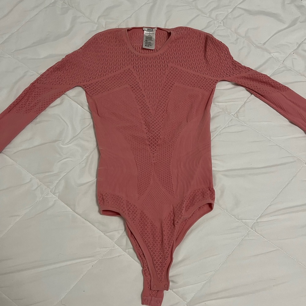 Woldford Romance Net Pink Bodysuit